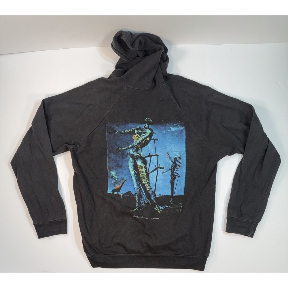 Philosophy Salvador Dali Hoodie Mens Black Graphic Pullover